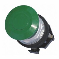 Eaton Non-Illum Push Button,30mm,Green  HT8AEG