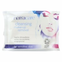 Natracare Make-Up Removal Wipes - Cleansing - 20 Count - Pack of 3
