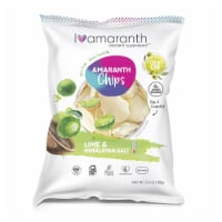 I AM(ARANTH). Lime with Himalayan Salt Natural Vegan Chips Multipack