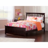 AFI Mission Full Spindle Bed in Espresso