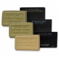 Olive Oil Soap 3 Pack Shea Butter & Oatmeal Donkey Milk 100% Pure Organic + FREE Extra Soap