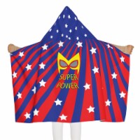 Kids Hooded Bath Beach Towel Super Hero Terry Poncho Towel for Pool Swimming