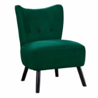 Lexicon Imani Velvet Upholstered Accent Chair in Green