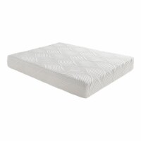 Lexicon Aaro 10  Modern Polyurethane Gel Memory Cal King Mattress in White