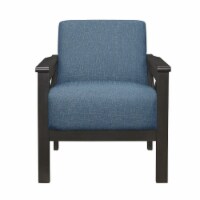 Lexicon Herriman Upholstered Accent Chair in Blue