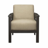 Lexicon Herriman Upholstered Accent Chair in Light Brown