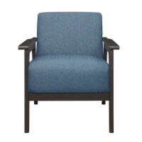 Lexicon Ocala Upholstered Accent Chair in Blue