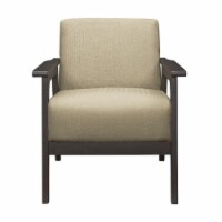 Lexicon Ocala Upholstered Accent Chair in Light Brown