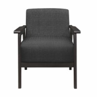 Lexicon Ocala Upholstered Accent Chair in Dark Gray