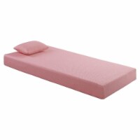 Lexicon Homelegance Bedding 7  Modern Fabric Full Mattress Set in Pink