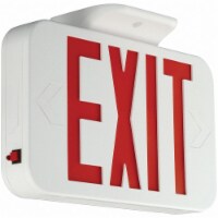 Compass LED Lighted Exit Sign,Blk,Plastic,7-1/5   CERGB