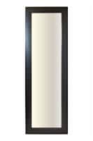Elsa L Bedford Wood Finish Leaner Mirror - Black