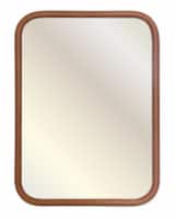 18x24 Mirror Rounded Rectangle Brown Perspective: Main