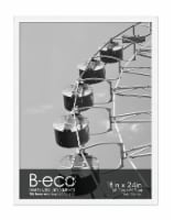Elsa L Modern Flat Poster Frame - White Perspective: Main