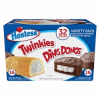 Hostess Twinkie and Ding Dong Variety Pack (32 ct., 16 of each)