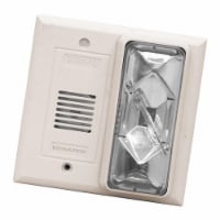 Edwards Signaling Buzzer/Strobe,Clear,4-1/2  H,120VAC  7007B-N5