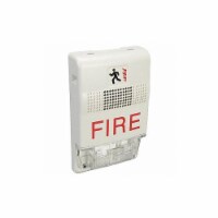 Edwards Signaling Chime Strobe,Marked Fire,White EG1F-CVM