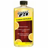Almond Glo Lemon Oil Polish, 16 oz -Natural Lemon Scented Wood Cleaner & Polish
