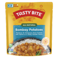 Tasty Bite Bombay Potatoes 10oz Spiced potato curry Perspective: Main