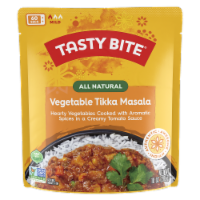 Tasty Bite Vegetable Tikka Masala 10oz Creamy vegetable curry Perspective: Main