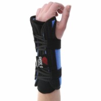 Swede-O PowerWrap Wrist Brace, Blue - Left