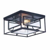 Maxim 21670CDBK Era 2-Light Ceiling Lamp, Black