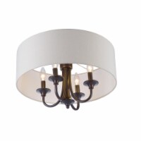 Maxim 10013OMOI Bongo 4-Light Semi-Flush Mount, Oil Rubbed Bronze