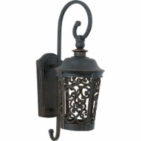 Maxim 55393BZ 19.5 in. Whisper Dark Sky LED 1-Light Outdoor Wall Lantern, Bronze