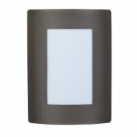 Maxim 64332WTBZ 8 in. View LED 1-Light Wall Sconce, Bronze