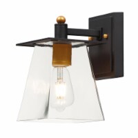 Maxim 10312CLBZGLD 10 in. Chalet Bronze & Gold LED Outdoor Wall Mount