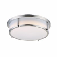 Maxim 10278WTSN Rogue Satin Nickel Flush Mount - EM Back Up