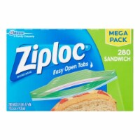 Glad FLEX'NSEAL Zipper Food Storage Sandwich Bags, 100 Count (Pack of 4), 4  pack - Kroger