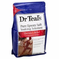 Dr. Teal's Epsom Salt Soaking Solution, Rosemary and Mint, 48 Ounce (Pack of 10)