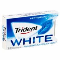 Trident Gum, Sugar Free, Peppermint - 16 Pieces (Pack of 2)