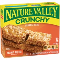 Nature Valley Crunchy Granola Bar, Peanut Butter (Pack of 12)