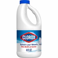 Clorox Splash-Less Liquid Bleach - Regular - 40oz (Pack of 10)