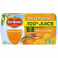 Del Monte California Diced Peaches in Light Syrup (Pack of 20) Perspective: Main