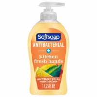 Softsoap Antibacterial Hand Soap Pump, Kitchen Fresh Hands - 11.25 oz (Pack of 4)