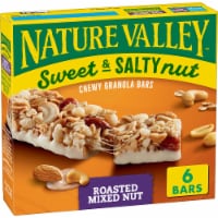 Nature Valley Sweet & Salty Nut Granola Bar, Roasted (Pack of 6)
