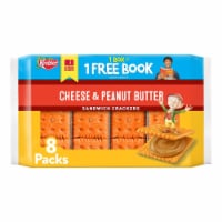Keebler Sandwich Crackers, Cheese & Peanut Butter (Pack of 6)