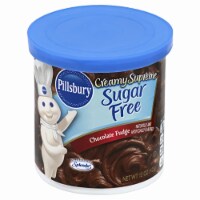 Pillsbury Creamy Supreme Chocolate Fudge Sugar Free Frosting (Pack of 6)