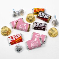 105 pcs Bridal Shower Candy Hershey's Chocolate Mix (1.75 lb) - Pink -