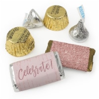 105 pcs Rose Gold Candy Hershey's Chocolate Mix (1.75 lbs) - Celebrate