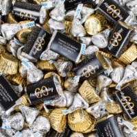 105 pcs 60th Birthday Candy Party Favor Hershey's Chocolate Mix (1.75 lbs)