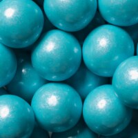 60 Pcs Light Blue Bulk Candy Gumballs 1-inch (1 lb)
