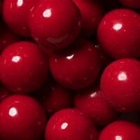 60 Pcs Red Bulk Candy Gumballs 1-inch (1 lb)