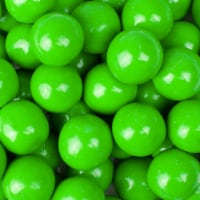 60 Pcs Green Bulk Candy Gumballs 1-inch (1 lb)
