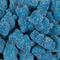 2.2 lb Blue Gummy Bears Raspberry Sugar Coated (Approximately 220 Pcs) Bulk Candy