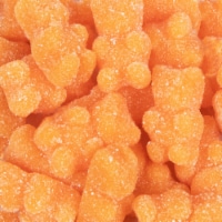 2.2 lb Orange Gummy Bears Tangerine Sugar Coated (Approximately 220 Pcs) - Bulk Candy