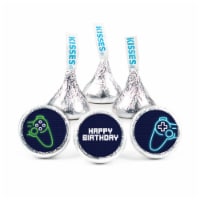 100 Pcs Video Game Kid's Birthday Candy Party Favors Hershey's Kisses (Approx. 100 Pcs)